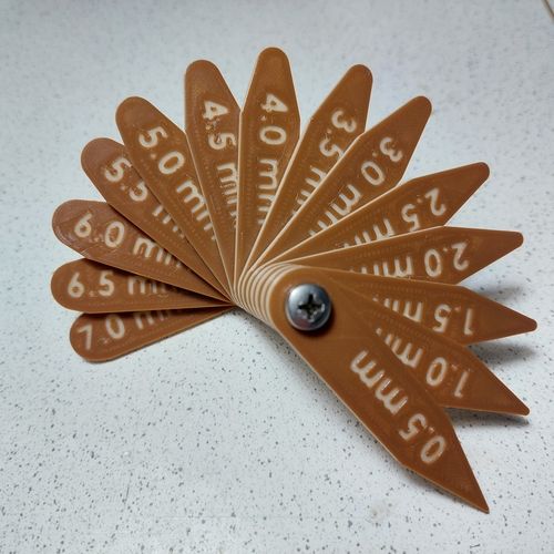 INTERNAL FILLET GAUGE 0.5 - 14MM