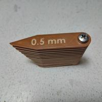 INTERNAL FILLET GAUGE 0.5 - 14MM - Thumbnail 7