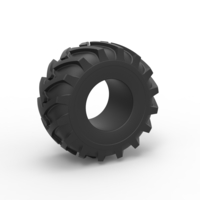 Tire of Timberjack Scale 1:25 - Thumbnail 1
