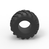 Tire of Timberjack Scale 1:25 - Thumbnail 6