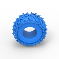 Tire of Timberjack with single wheel track Scale 1:25 - Thumbnail 6