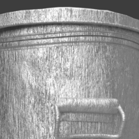 Trash Can STL File | Printable Urban Garbage Bin - Thumbnail 4