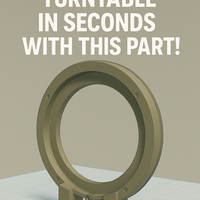 Turntable Spindle Adapter Ring - Thumbnail 1