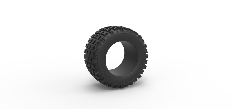 Offroad tire 138 Scale 1:25