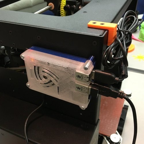 Raspberry Pi 2/B+ case for Lulzbot Mini 3D Print 57931