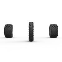 Wheel Set of Ape car proto for dirt Scale 1:25 - Thumbnail 4
