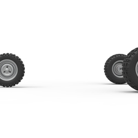 Wheel Set of Ape car proto for dirt Scale 1:25 - Thumbnail 5