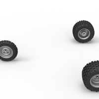 Wheel Set of Ape car proto for dirt Scale 1:25 - Thumbnail 6