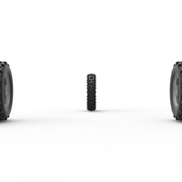 Wheel Set of Ape car proto for dirt Scale 1:25 - Thumbnail 8