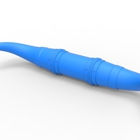 Bull horns for car ot truck Version 2 Scale 1:25 - Thumbnail 12