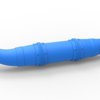 Bull horns for car ot truck Version 2 Scale 1:25 - Thumbnail 16