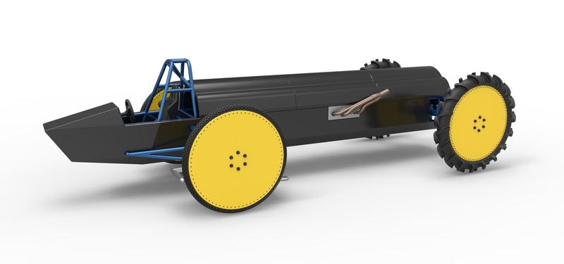 Swamp buggy Scale 1:25