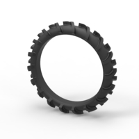 Rear tire of Swamp buggy Scale 1:25 - Thumbnail 7