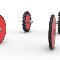 Wheel Set of Swamp buggy Scale 1:25 - Thumbnail 3