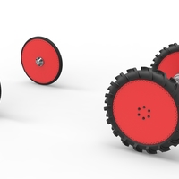 Wheel Set of Swamp buggy Scale 1:25 - Thumbnail 7