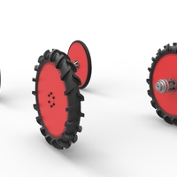 Wheel Set of Swamp buggy Scale 1:25 - Thumbnail 8