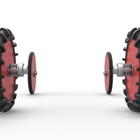 Wheel Set of Swamp buggy Scale 1:25 - Thumbnail 9