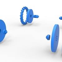 Wheel Set of Swamp buggy Scale 1:25 - Thumbnail 10