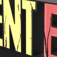 Resident Evil LED Sign – 3D Printable Wall Light for Gamer Rooms - Thumbnail 3