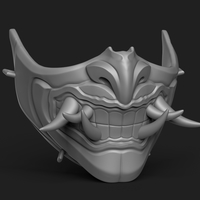 Oni Mask - Japanese Demon Mask - Thumbnail 6