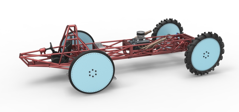 Swamp buggy Base Scale 1:25