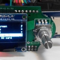 TinyOLED V1.2 for RAMPS : OLED,  TF Card, Encoder, Connector, Bl - Thumbnail 5