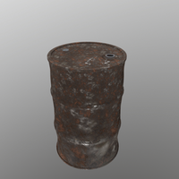 Metal Barrel - Thumbnail 1