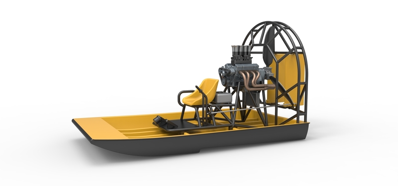 Drag racing Airboat Scale 1:25