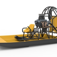 Drag racing Airboat Scale 1:25 - Thumbnail 1