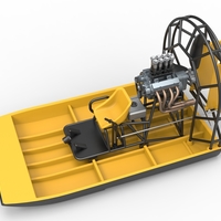 Drag racing Airboat Scale 1:25 - Thumbnail 4