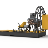 Drag racing Airboat Scale 1:25 - Thumbnail 13