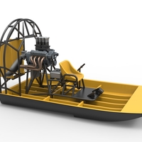 Drag racing Airboat Scale 1:25 - Thumbnail 21