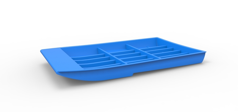 Hull of Drag racing Airboat Scale 1:25