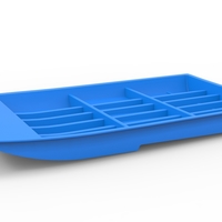 Hull of Drag racing Airboat Scale 1:25 - Thumbnail 1