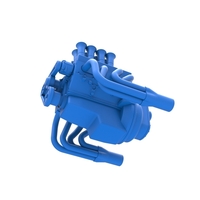 Engine of Drag racing Airboat Scale 1:25 - Thumbnail 3