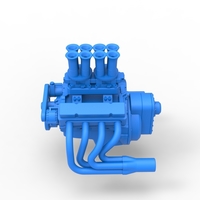 Engine of Drag racing Airboat Scale 1:25 - Thumbnail 9