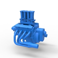 Engine of Drag racing Airboat Scale 1:25 - Thumbnail 10