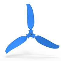 3 Blade Propeller of Drag racing Airboat Scale 1:25 - Thumbnail 1