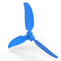 3 Blade Propeller of Drag racing Airboat Scale 1:25 - Thumbnail 7