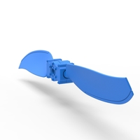 2 Blade Propeller of Drag racing Airboat Scale 1:25 - Thumbnail 4