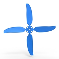 4 Blade Propeller of Drag racing Airboat Scale 1:25 - Thumbnail 1