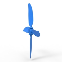 4 Blade Propeller of Drag racing Airboat Scale 1:25 - Thumbnail 3