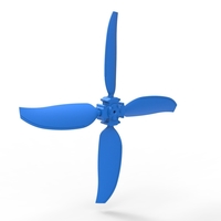 4 Blade Propeller of Drag racing Airboat Scale 1:25 - Thumbnail 5