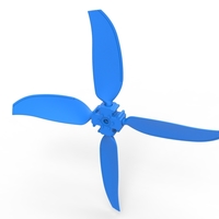 4 Blade Propeller of Drag racing Airboat Scale 1:25 - Thumbnail 6