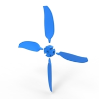 4 Blade Propeller of Drag racing Airboat Scale 1:25 - Thumbnail 8