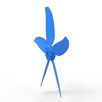 5 Blade Propeller of Drag racing Airboat Scale 1:25 - Thumbnail 3