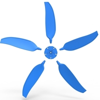 5 Blade Propeller of Drag racing Airboat Scale 1:25 - Thumbnail 6