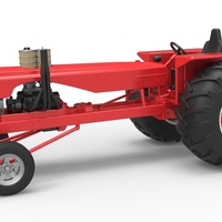 Vintage Small block Pulling tractor Scale 1:25 - Thumbnail 1