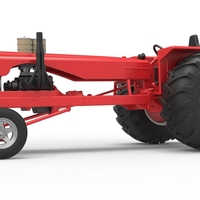 Vintage Small block Pulling tractor Scale 1:25 - Thumbnail 2