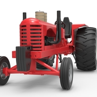 Vintage Small block Pulling tractor Scale 1:25 - Thumbnail 6